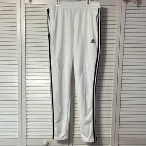 White adidas joggers